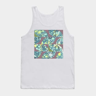 Abstract Marbled Paper Circles #3 Tank Top